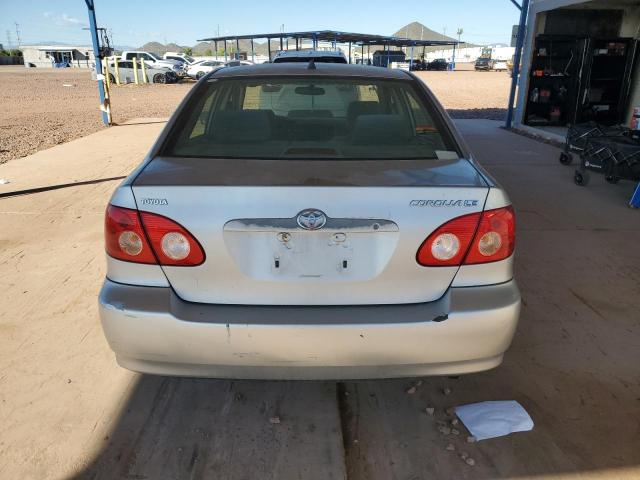 JTDBR32E060071443 - 2006 TOYOTA COROLLA CE Gümüş foto 6