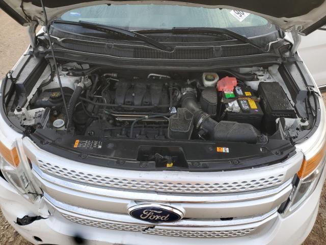 1FM5K8D87EGC20972 - 2014 FORD EXPLORER XLT Սպիտակ լուսանկար 11