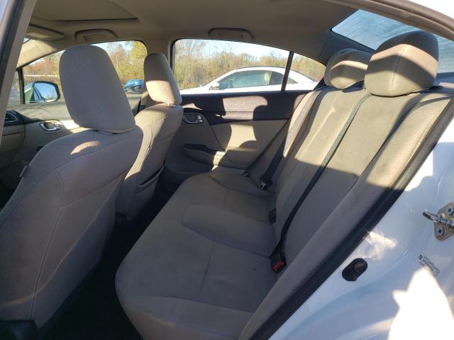 19XFB2F80DE078188 - 2013 HONDA CIVIC EX თეთრი ფოტო 10