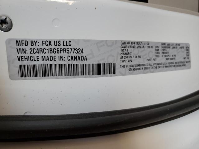 2C4RC1BG6PR577324 - 2023 CHRYSLER PACIFICA TOURING L 白色 照片 13