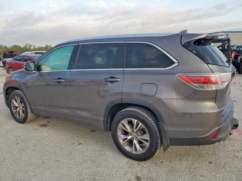 5TDJKRFH3FS146026 - 2015 TOYOTA HIGHLANDER XLE 灰色 照片 2