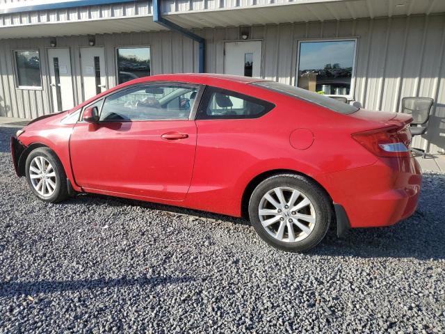 2HGFG3B87CH554101 - 2012 HONDA CIVIC EX RED photo 2