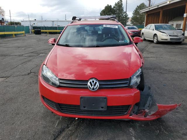 3VWPL7AJ9BM690494 - 2011 VOLKSWAGEN JETTA TDI RED photo 5