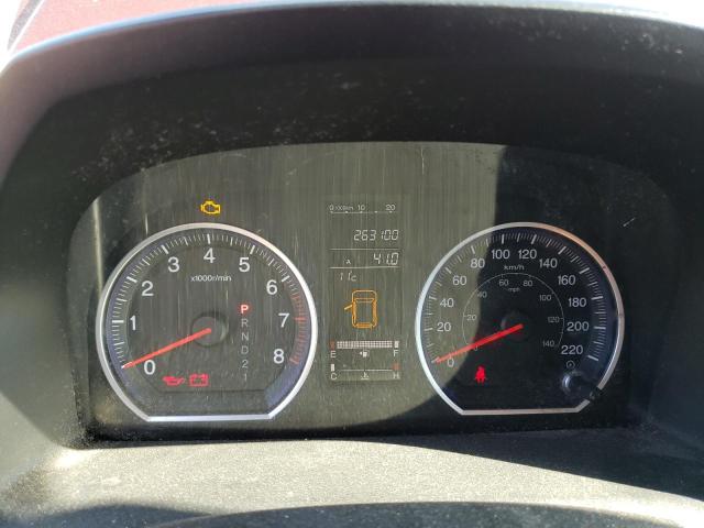 5J6RE38559L800552 - 2009 HONDA CR-V EX RED photo 9