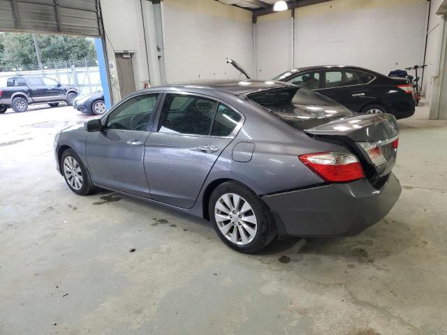 1HGCR2F77DA027362 - 2013 HONDA ACCORD EX GRAY photo 2