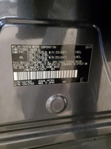 JTMBFREV2HJ170477 - 2017 TOYOTA RAV4 LE SILVER photo 13