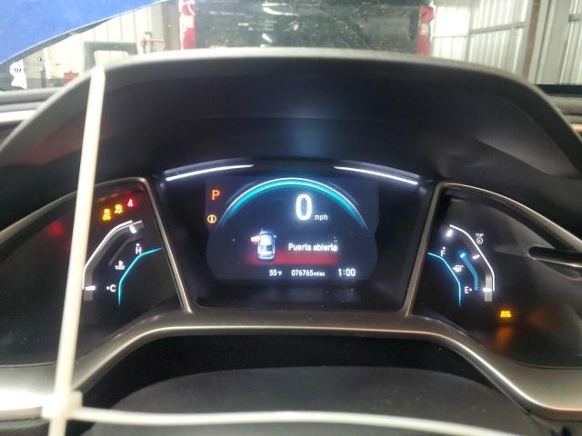 19XFC2F77GE029028 - 2016 HONDA CIVIC EX BLUE photo 9