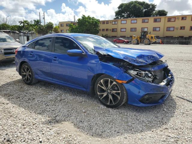 2HGFC2F88MH505619 - 2021 HONDA CIVIC SPORT 蓝色 照片 4