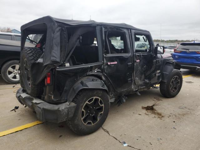 1C4BJWEG2EL194826 - 2014 JEEP WRANGLER U SAHARA 黑色 照片 3