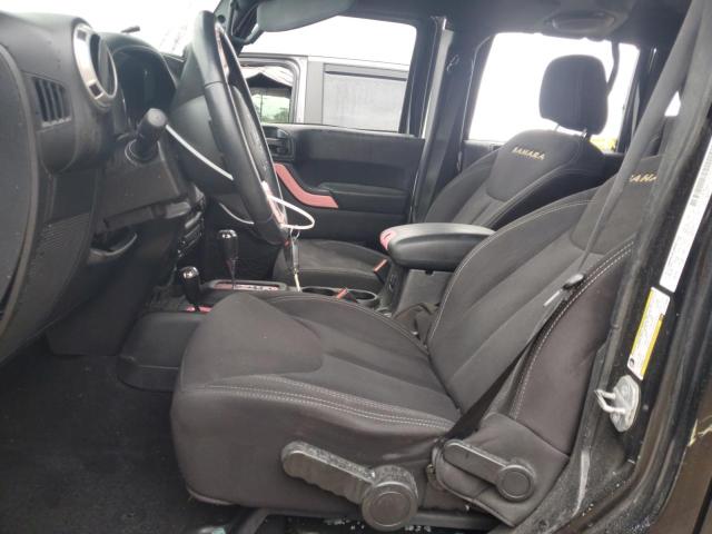 1C4BJWEG2EL194826 - 2014 JEEP WRANGLER U SAHARA 黑色 照片 7