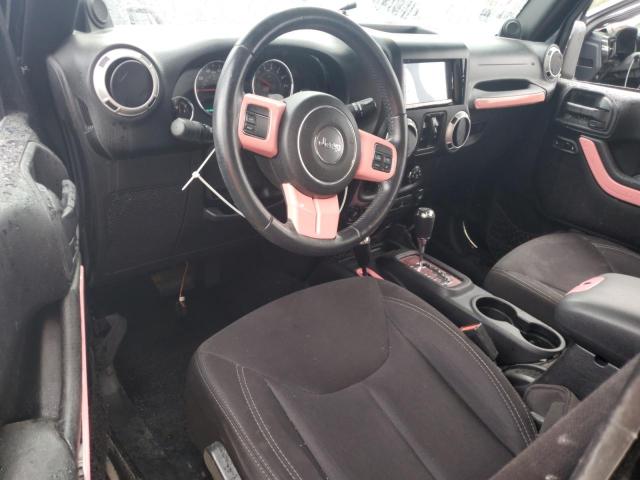 1C4BJWEG2EL194826 - 2014 JEEP WRANGLER U SAHARA 黑色 照片 8