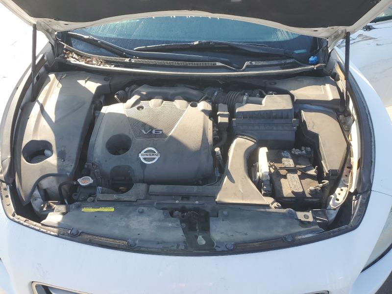 1N4AA5AP3EC915219 - 2014 NISSAN MAXIMA S WHITE photo 11