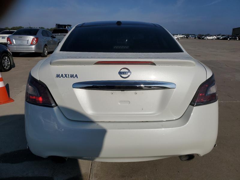 1N4AA5AP3EC915219 - 2014 NISSAN MAXIMA S WHITE photo 6