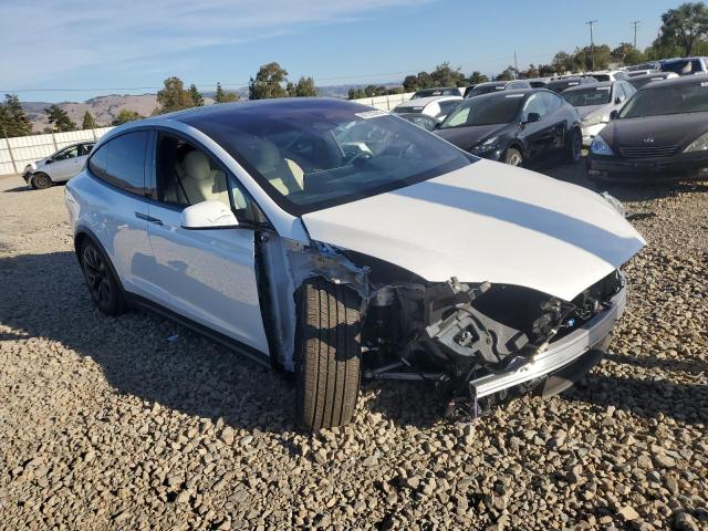 7SAXCAE51SF470576 - 2025 TESLA MODEL X WHITE photo 4