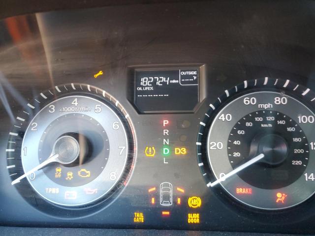 5FNRL5H65BB102810 - 2011 HONDA ODYSSEY EXL BLACK photo 9