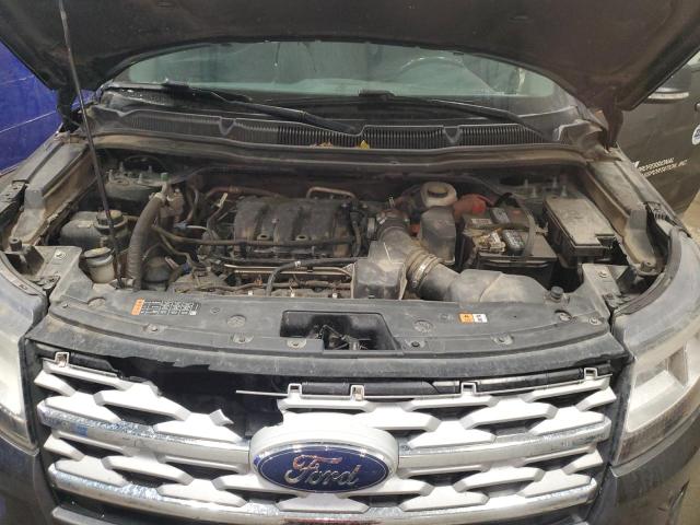1FM5K8D86KGB26352 - 2019 FORD EXPLORER XLT Մոխրագույն լուսանկար 12