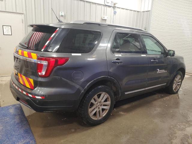 1FM5K8D86KGB26352 - 2019 FORD EXPLORER XLT Մոխրագույն լուսանկար 3