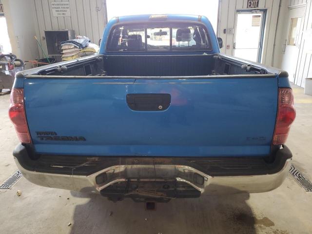 5TEUU42N26Z228158 - 2006 TOYOTA TACOMA ACCESS CAB BLUE photo 6