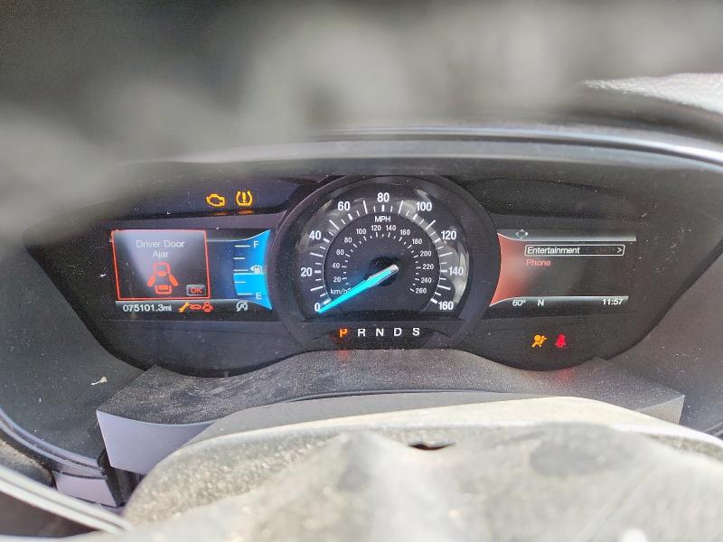 3FA6P0HD5JR127301 - 2018 FORD FUSION SE GRAY photo 9