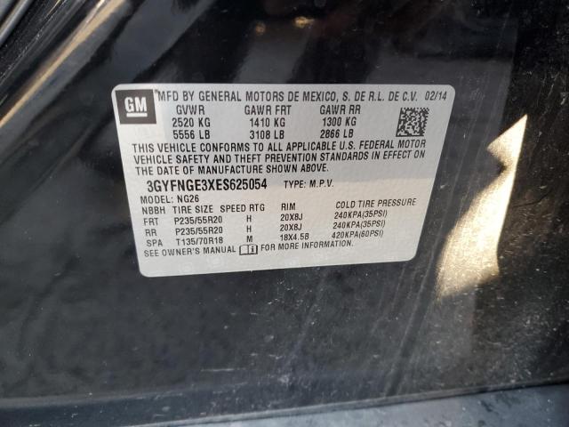 3GYFNGE3XES625054 - 2014 CADILLAC SRX PREMIUM COLLECTION BLACK photo 13