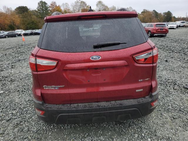 MAJ3P1TE6JC166700 - 2018 FORD ECOSPORT SE RED photo 6