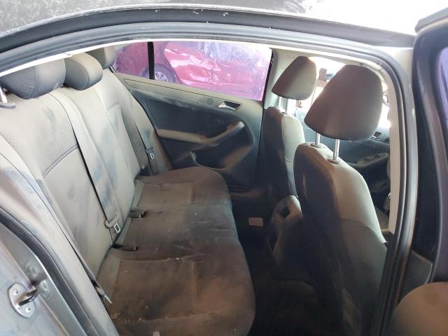3VW2K7AJ1EM305561 - 2014 VOLKSWAGEN JETTA BASE GRAY photo 10