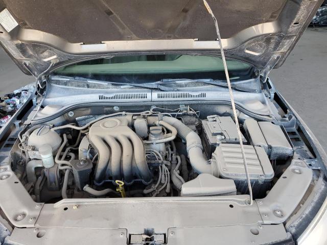 3VW2K7AJ1EM305561 - 2014 VOLKSWAGEN JETTA BASE GRAY photo 11