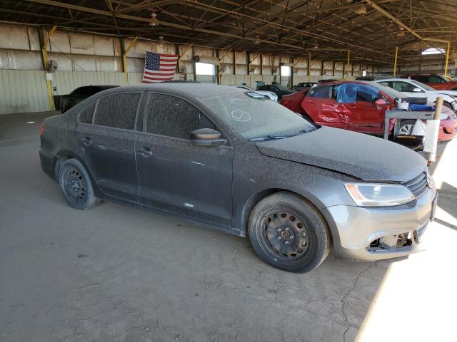 3VW2K7AJ1EM305561 - 2014 VOLKSWAGEN JETTA BASE GRAY photo 4