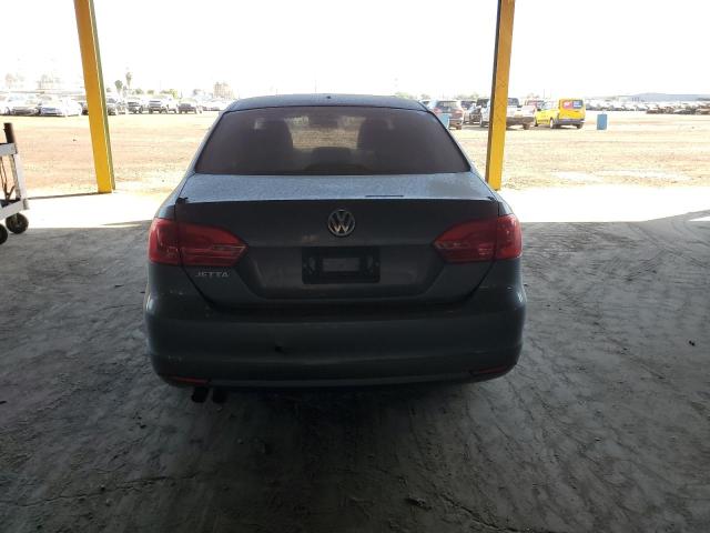 3VW2K7AJ1EM305561 - 2014 VOLKSWAGEN JETTA BASE GRAY photo 6