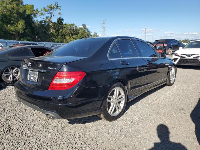 WDDGF8AB0DR245755 - 2013 MERCEDES-BENZ C 300 4MATIC BLACK photo 3