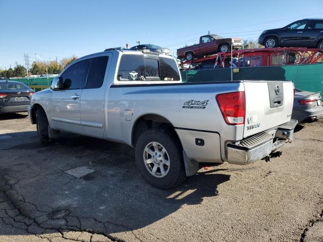 1N6AA06B14N536701 - 2004 NISSAN TITAN XE Күміс фото 2