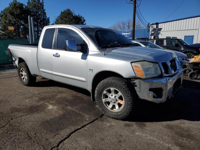 1N6AA06B14N536701 - 2004 NISSAN TITAN XE Күміс фото 4