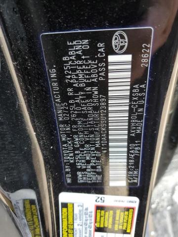 4T1DAACK5SU123897 - 2025 TOYOTA CAMRY XSE Қара фото 12