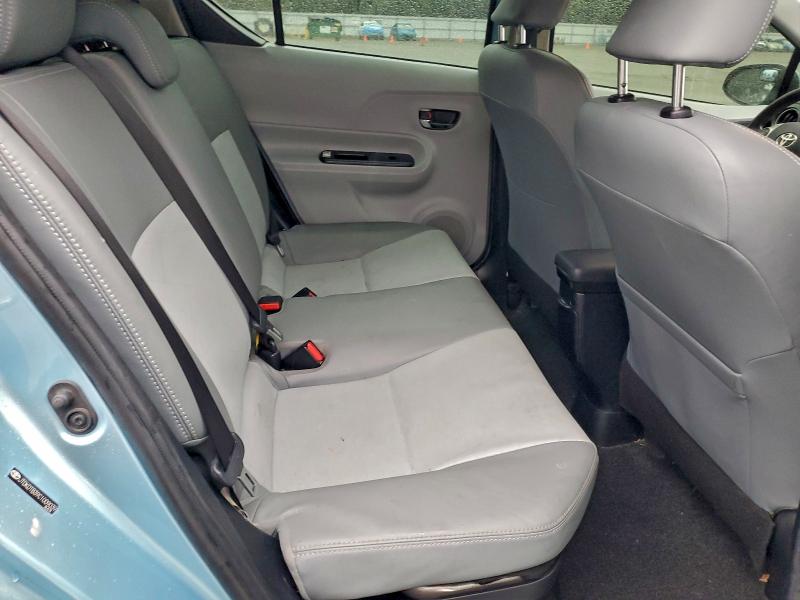 JTDKDTB39C1009039 - 2012 TOYOTA PRIUS C BLUE photo 11