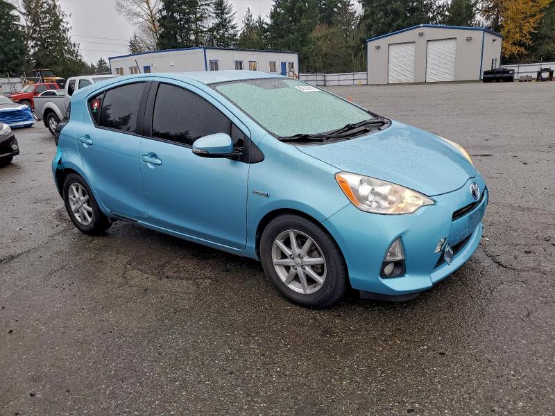 JTDKDTB39C1009039 - 2012 TOYOTA PRIUS C BLUE photo 4