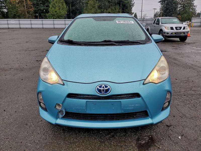 JTDKDTB39C1009039 - 2012 TOYOTA PRIUS C BLUE photo 5