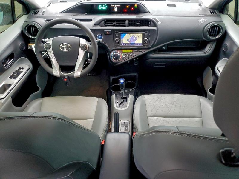 JTDKDTB39C1009039 - 2012 TOYOTA PRIUS C BLUE photo 8