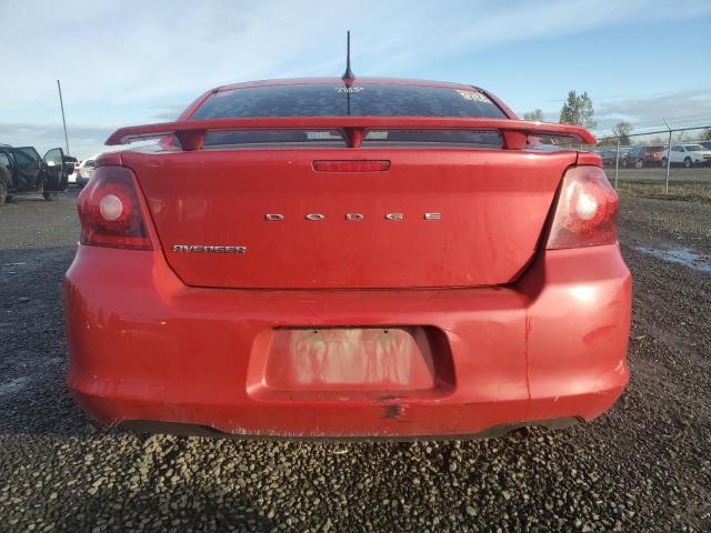 1C3CDZCBXCN133363 - 2012 DODGE AVENGER SXT RED photo 6