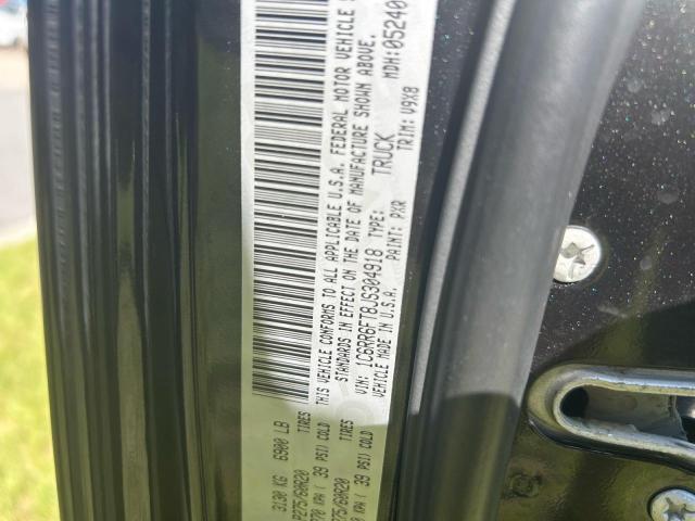 1C6RR6FT8JS304918 - 2018 RAM 1500 ST Siyah fotoğraf 10