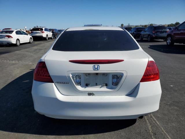 1HGCM56486A161094 - 2006 HONDA ACCORD LX WHITE photo 6