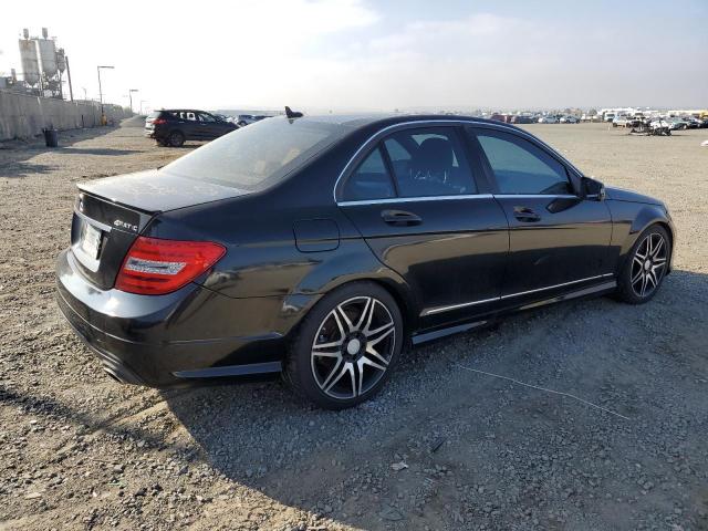WDDGF8AB7DA804037 - 2013 MERCEDES-BENZ C 300 4MATIC BLACK photo 3