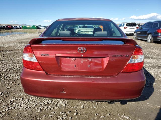 4T1BE30K42U065583 - 2002 TOYOTA CAMRY LE BURGUNDY photo 6