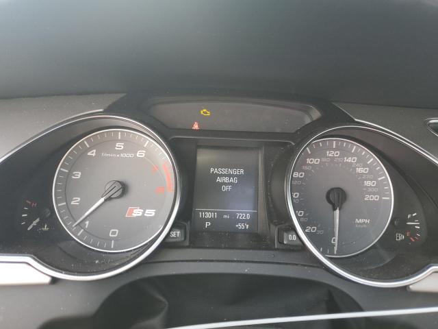 WAUCVAFR1CA003933 - 2012 AUDI S5 PREMIUM PLUS 黑色 照片 9