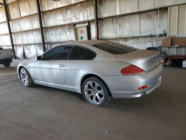 WBAEH73415B191247 - 2005 BMW 645 CI AUTOMATIC SILVER photo 2