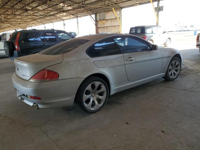 WBAEH73415B191247 - 2005 BMW 645 CI AUTOMATIC SILVER photo 3