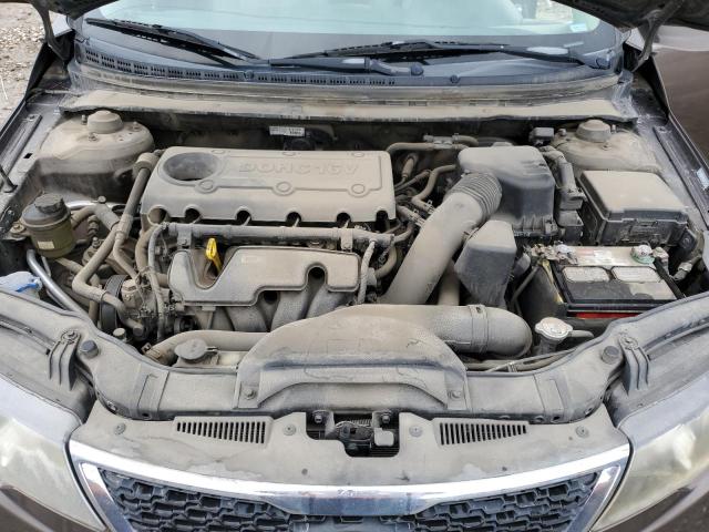 KNAFU4A27D5736221 - 2013 KIA FORTE EX BROWN photo 11