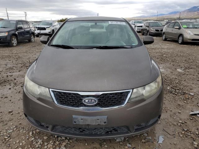 KNAFU4A27D5736221 - 2013 KIA FORTE EX BROWN photo 5