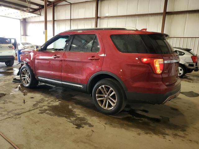 1FM5K7D8XGGA97679 - 2016 FORD EXPLORER XLT Rot Foto 2