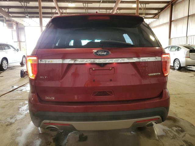1FM5K7D8XGGA97679 - 2016 FORD EXPLORER XLT Rot Foto 6