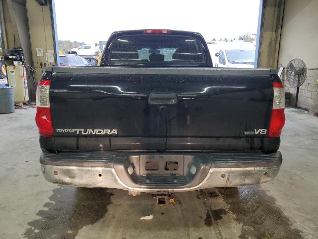 5TBET341X6S520528 - 2006 TOYOTA TUNDRA DOUBLE CAB SR5 BLACK photo 6